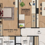 Toya Moda | Floor Plans | 2+1